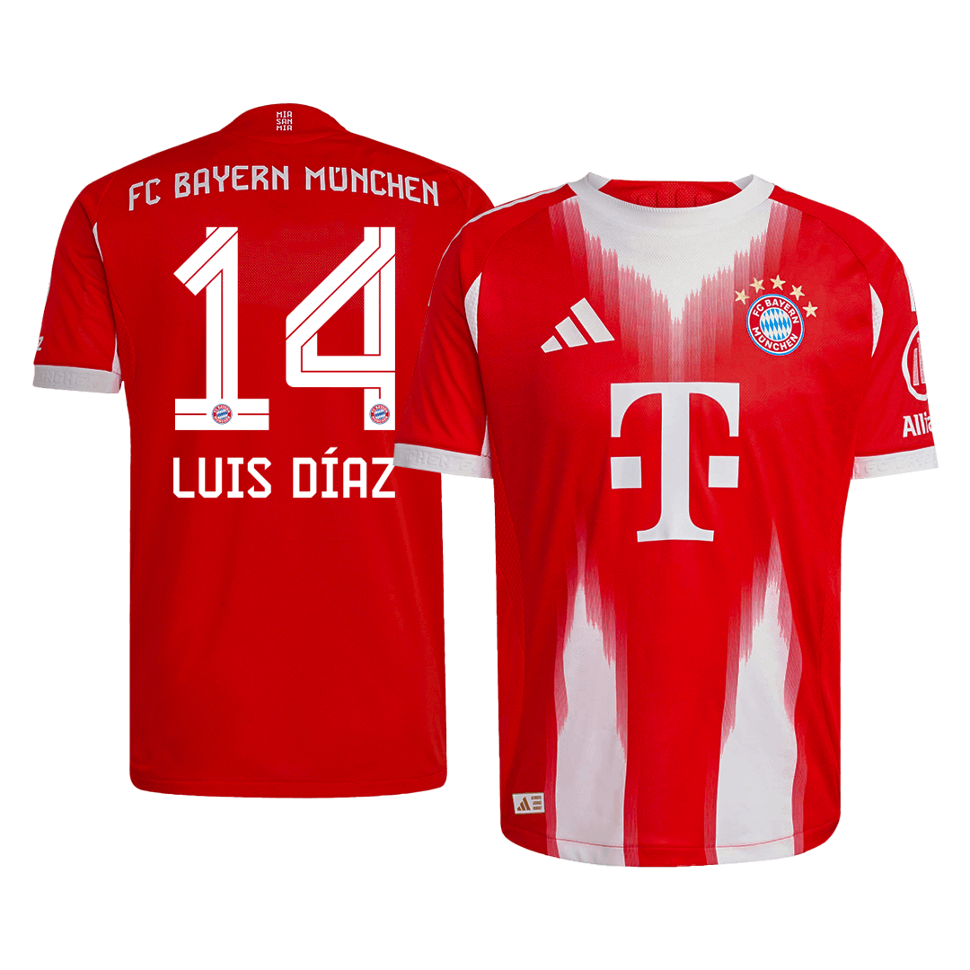 Domácí Fotbalový Dres Bayern Mnichov 25/26 Authentic LUIS DÍAZ #14
