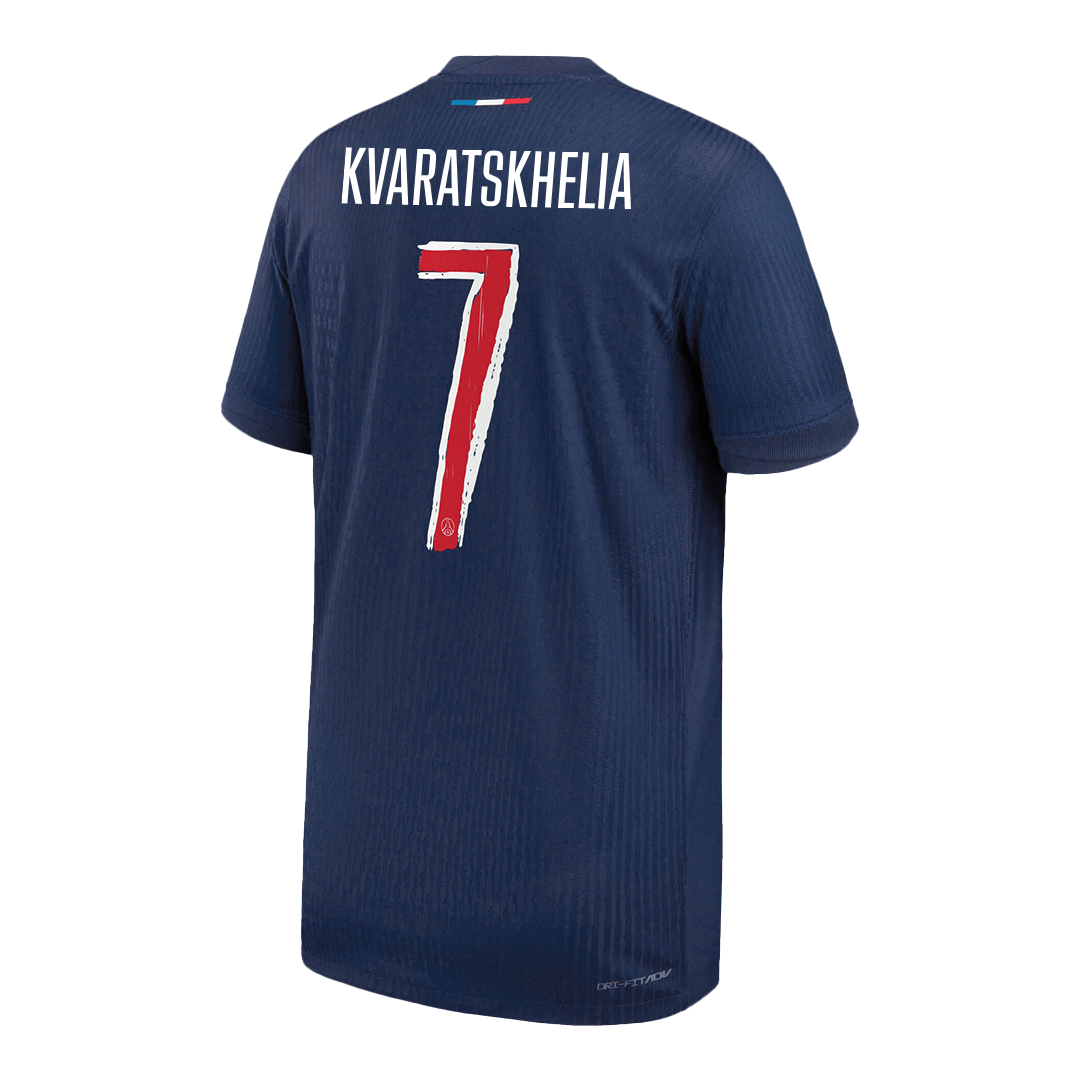 Domácí Fotbalový Dres PSG 24/25 Authentic KVARATSKHELIA #7 UCL