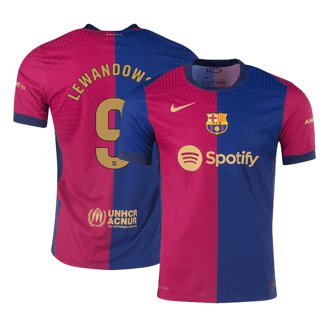 Domácí Fotbalový Dres Barcelona 24/25 Authentic LEWANDOWSKI #9