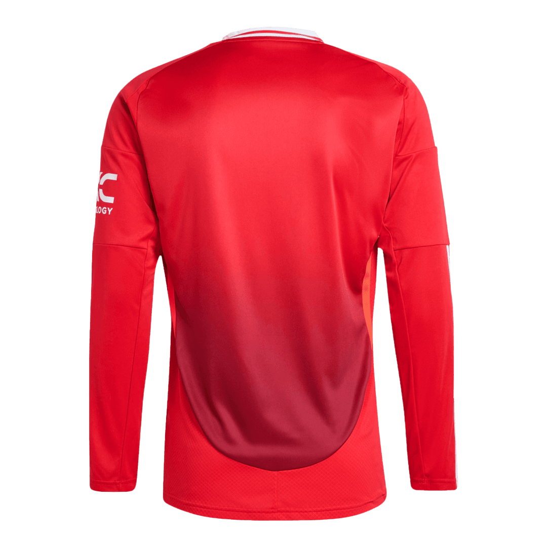 Domácí Fotbalový Dres Manchester United 24/25 Long Sleeve