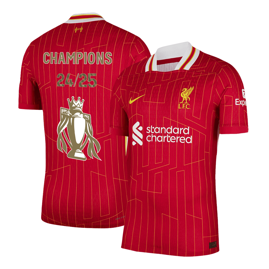 Domácí Fotbalový Dres Liverpool Authentic CHAMPIONS 24/25