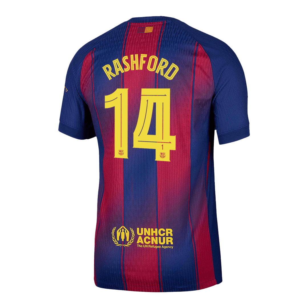 Domácí Fotbalový Dres Barcelona 25/26 Authentic RASHFORD #14 UCL
