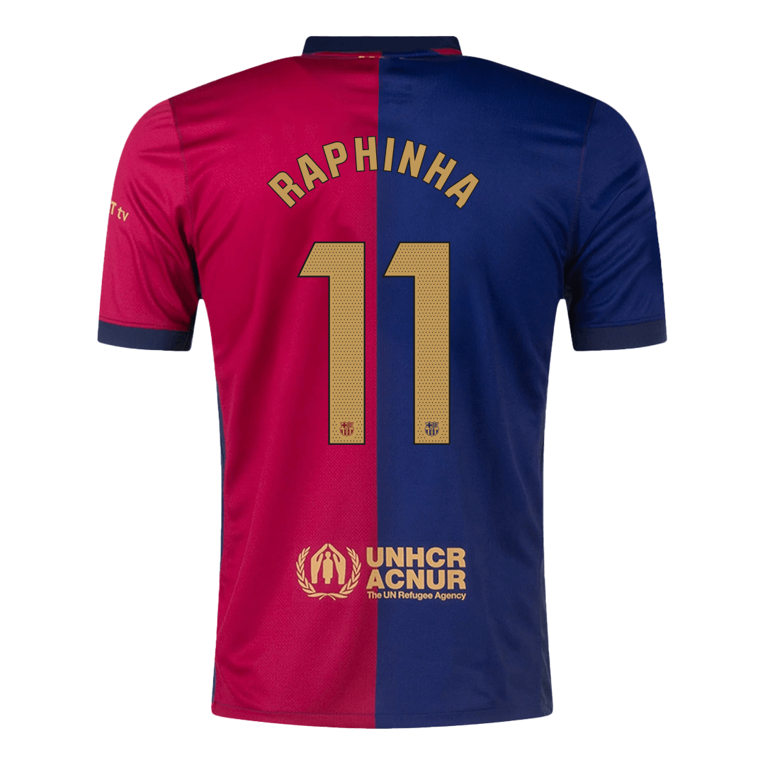 Domácí Fotbalový Dres Barcelona 24/25 RAPHINHA #11