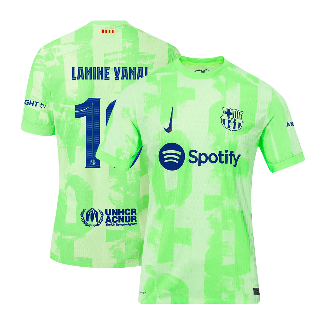 Třetí Fotbalový Dres Barcelona 24/25 Authentic LAMINE YAMAL #19 UCL