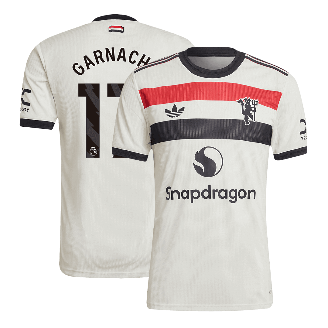 Třetí Fotbalový Dres Manchester United 24/25 Authentic GARNACHO #17