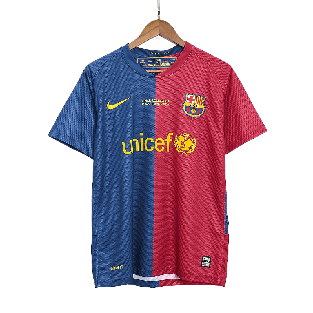 Domácí Retro Dres Barcelona 2008/09 XAVI #6 - UCL Final