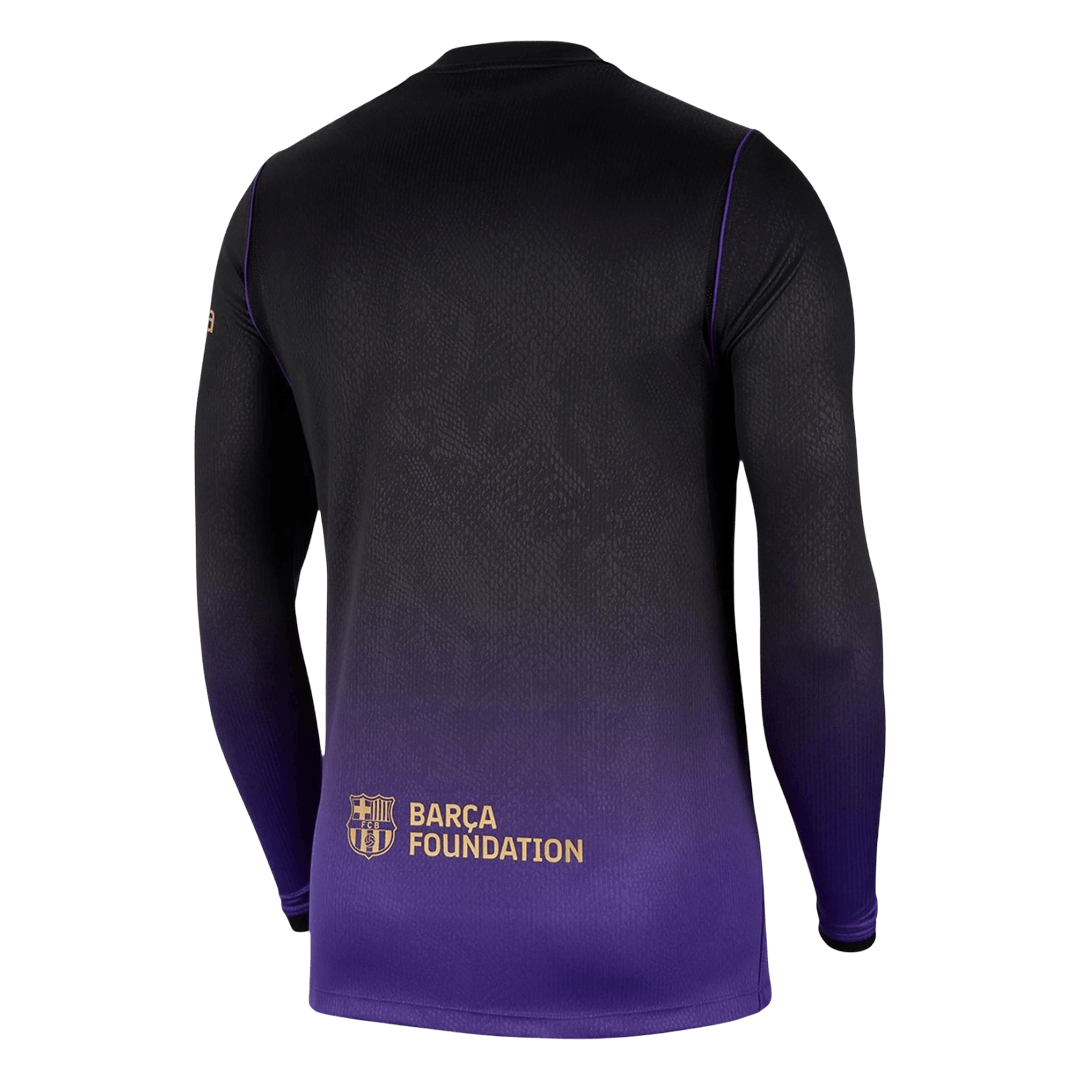 Barcelona venkovní fotbalový dres 2026/27 dlouhý rukáv
