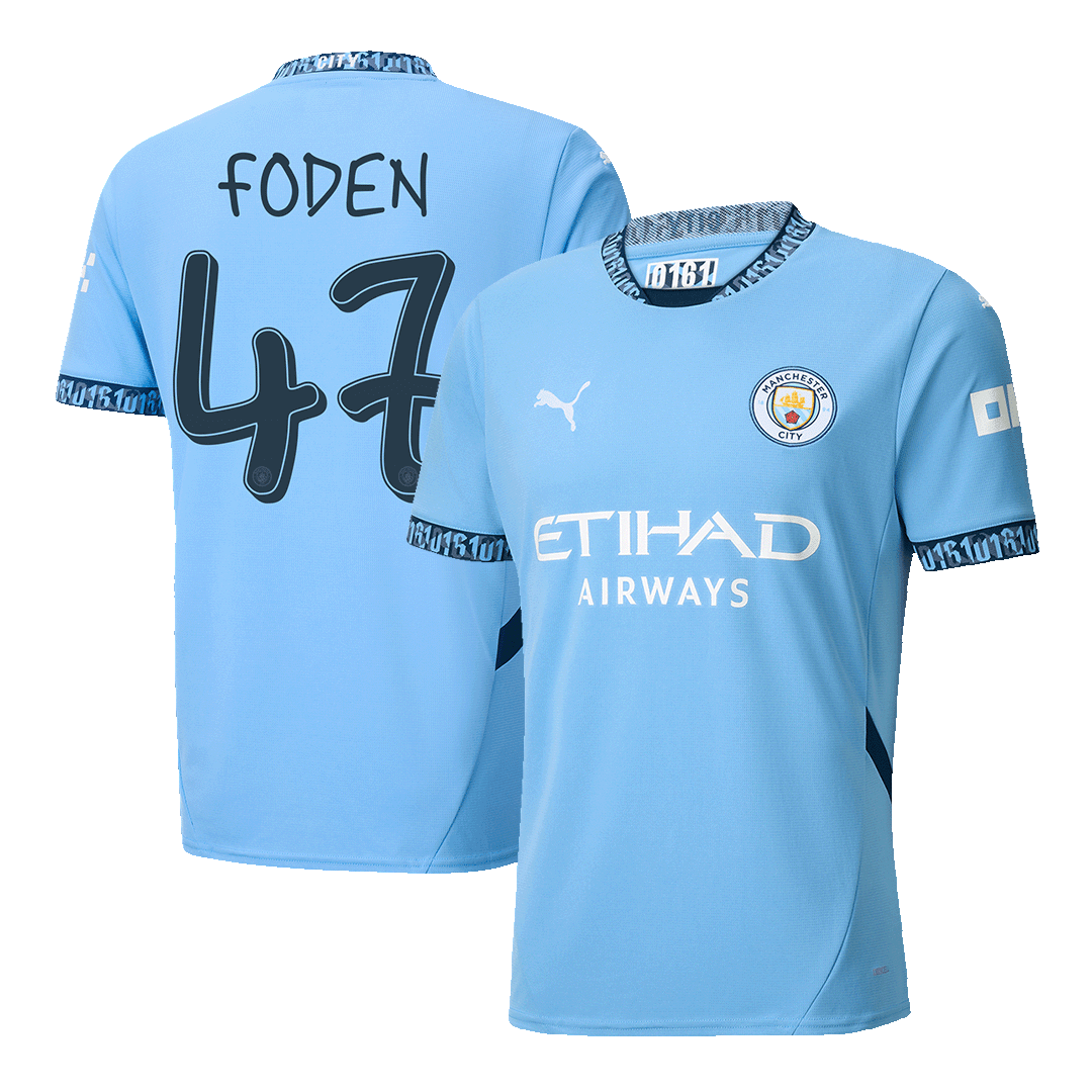 Domácí Fotbalový Dres Manchester City 24/25 FODEN #47 UCL