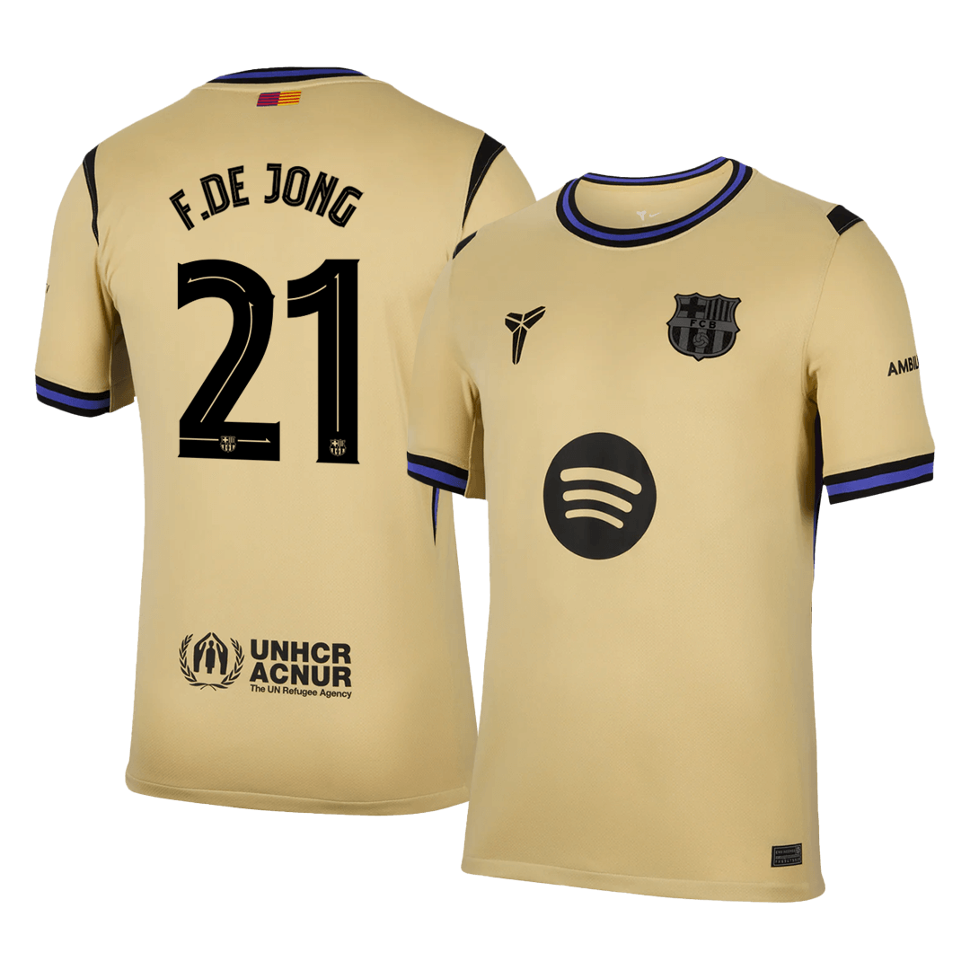 Venkovní Fotbalový Dres Barcelona 25/26 F.DE JONG #21 UCL