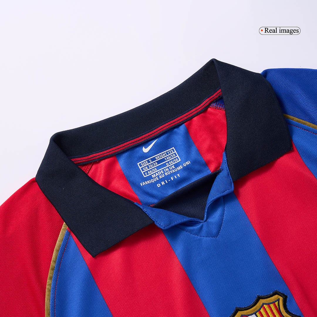 Domácí Retro Dres Barcelona 2001/02 RIVALDO #10