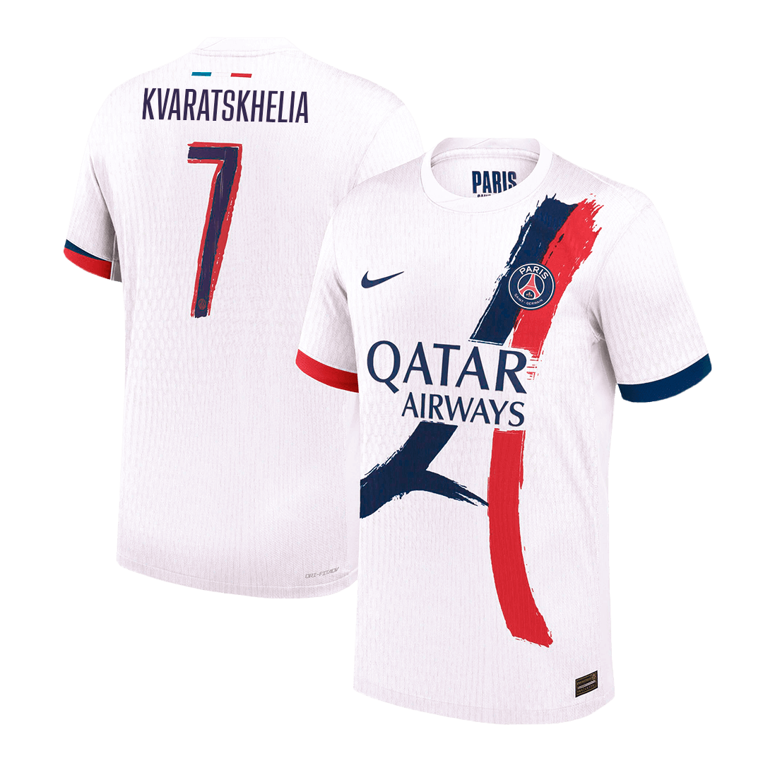 Venkovní Fotbalový Dres PSG 24/25 Authentic KVARATSKHELIA #7 UCL