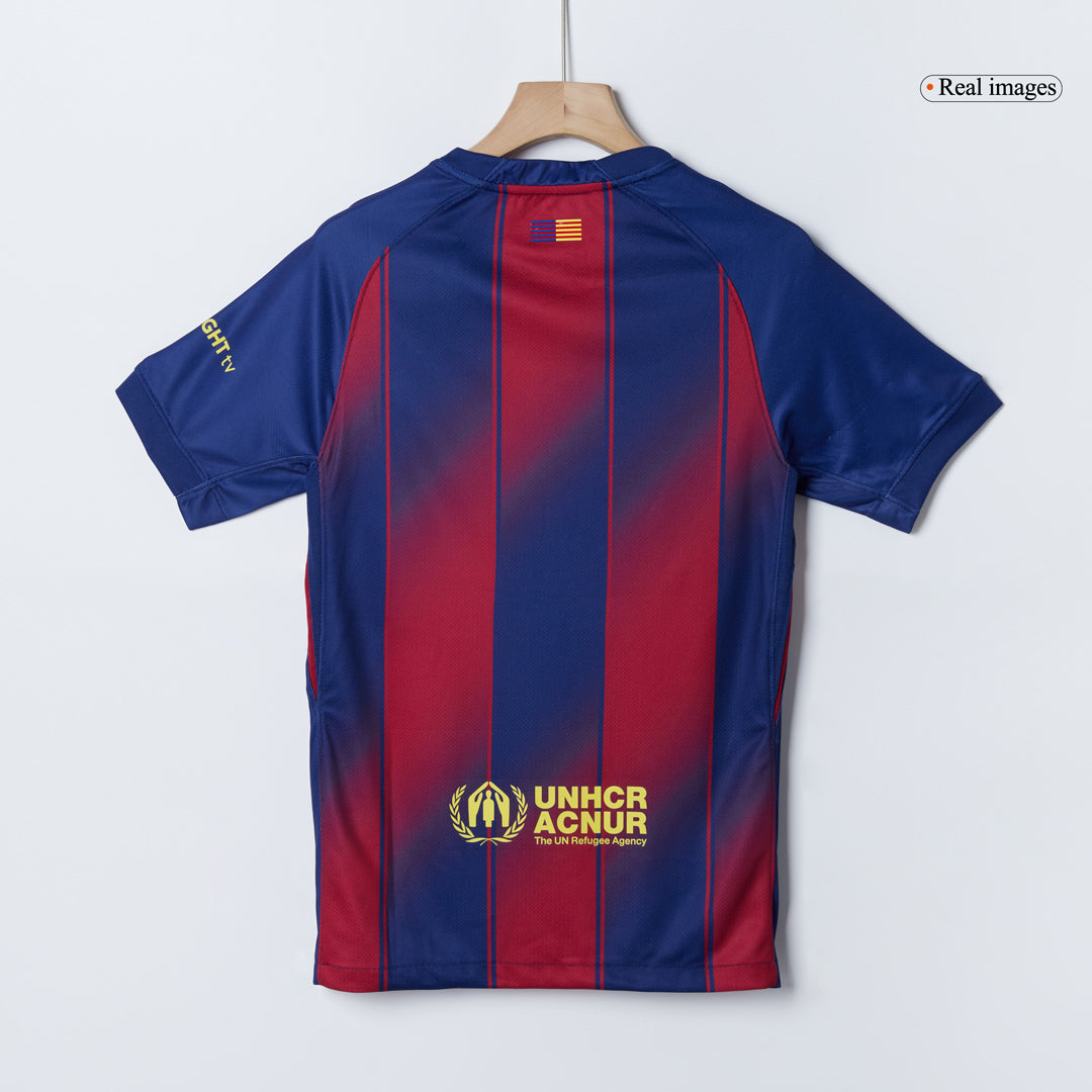 Domácí Fotbalový Dres Barcelona 25/26 LEWANDOWSKI #9 UCL