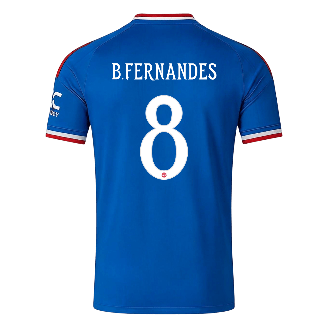 Manchester United venkovní fotbalový dres 2026/27 B. FERNANDES #8 UCL