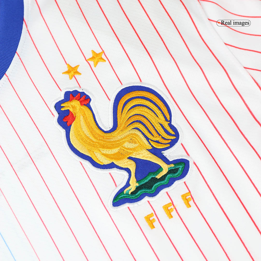 Venkovní Fotbalový Dres France 2024 Authentic MBAPPE #10