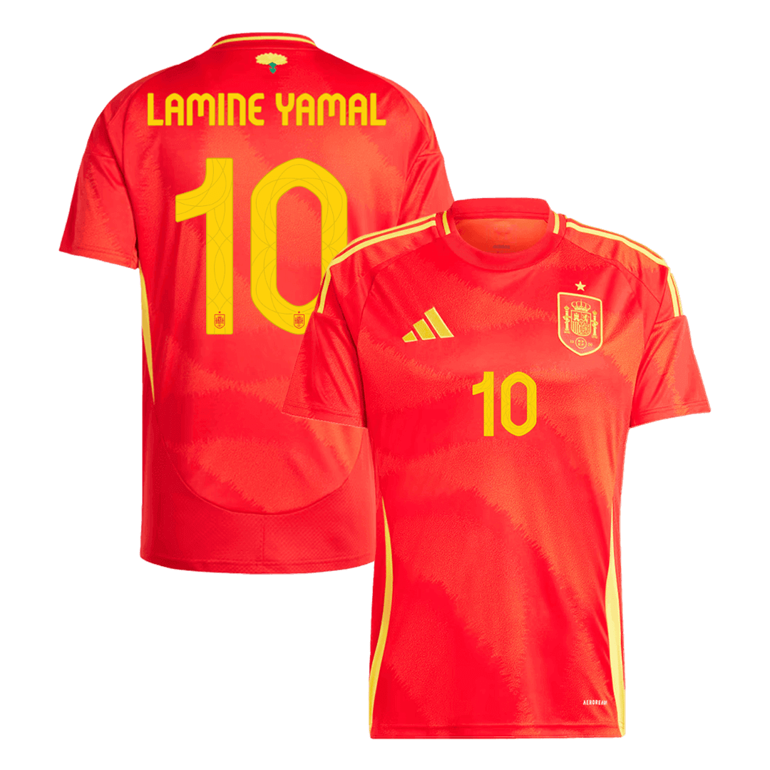 Domácí Fotbalový Dres Spain 2024 LAMINE YAMAL #10