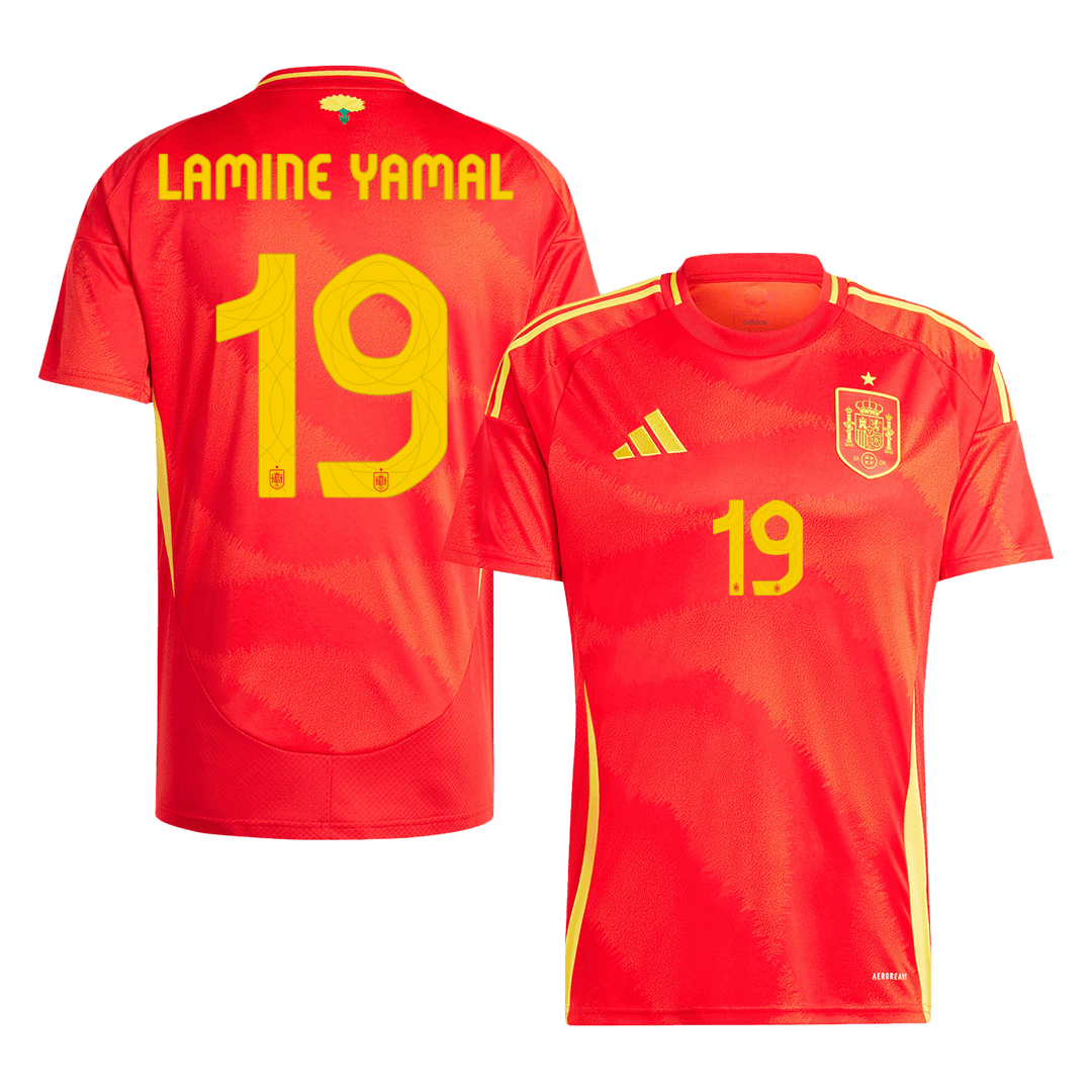 Domácí Fotbalový Dres Spain 2024 LAMINE YAMAL #19