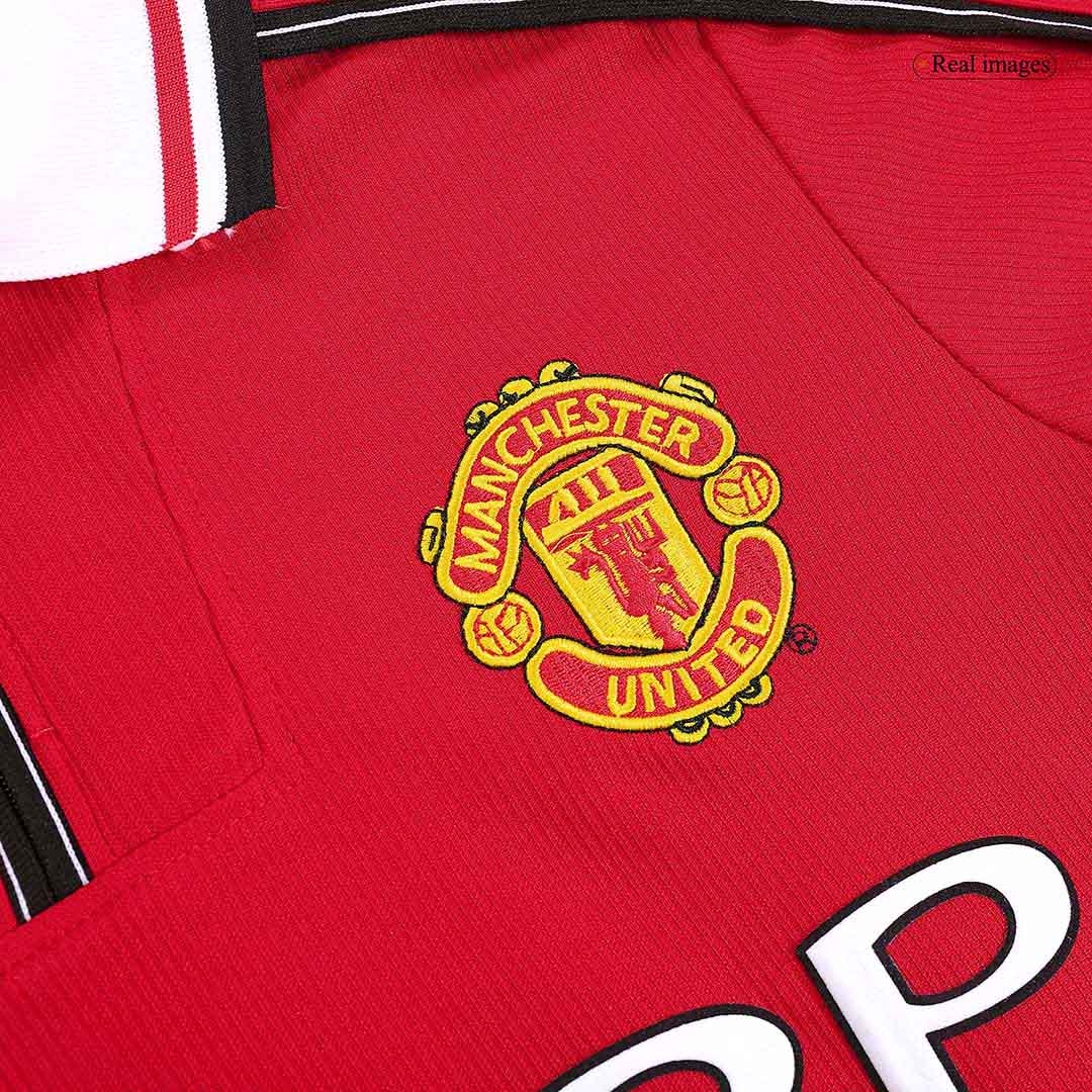 Domácí Retro Dres Manchester United 1998/99 Long Sleeve