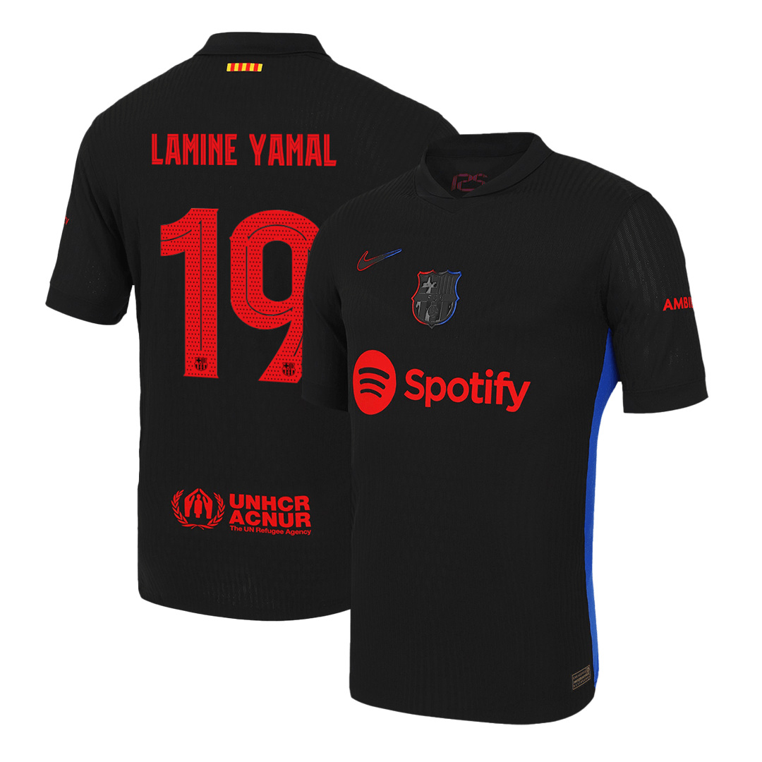 Venkovní Fotbalový Dres Barcelona 24/25 Authentic LAMINE YAMAL #19 UCL