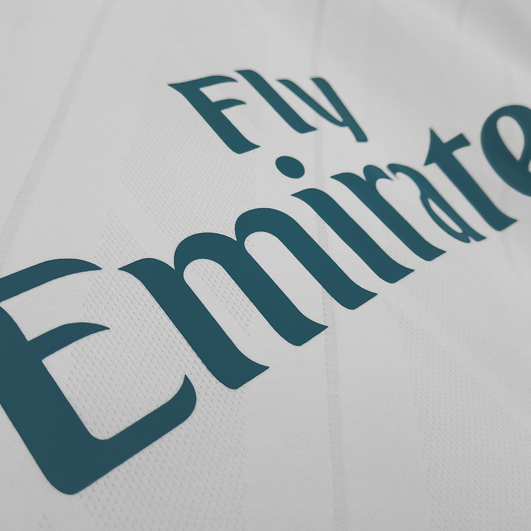 Domácí Retro Dres Real Madrid 2017/18 Retro Long Sleeve SERGIO RAMOS #4