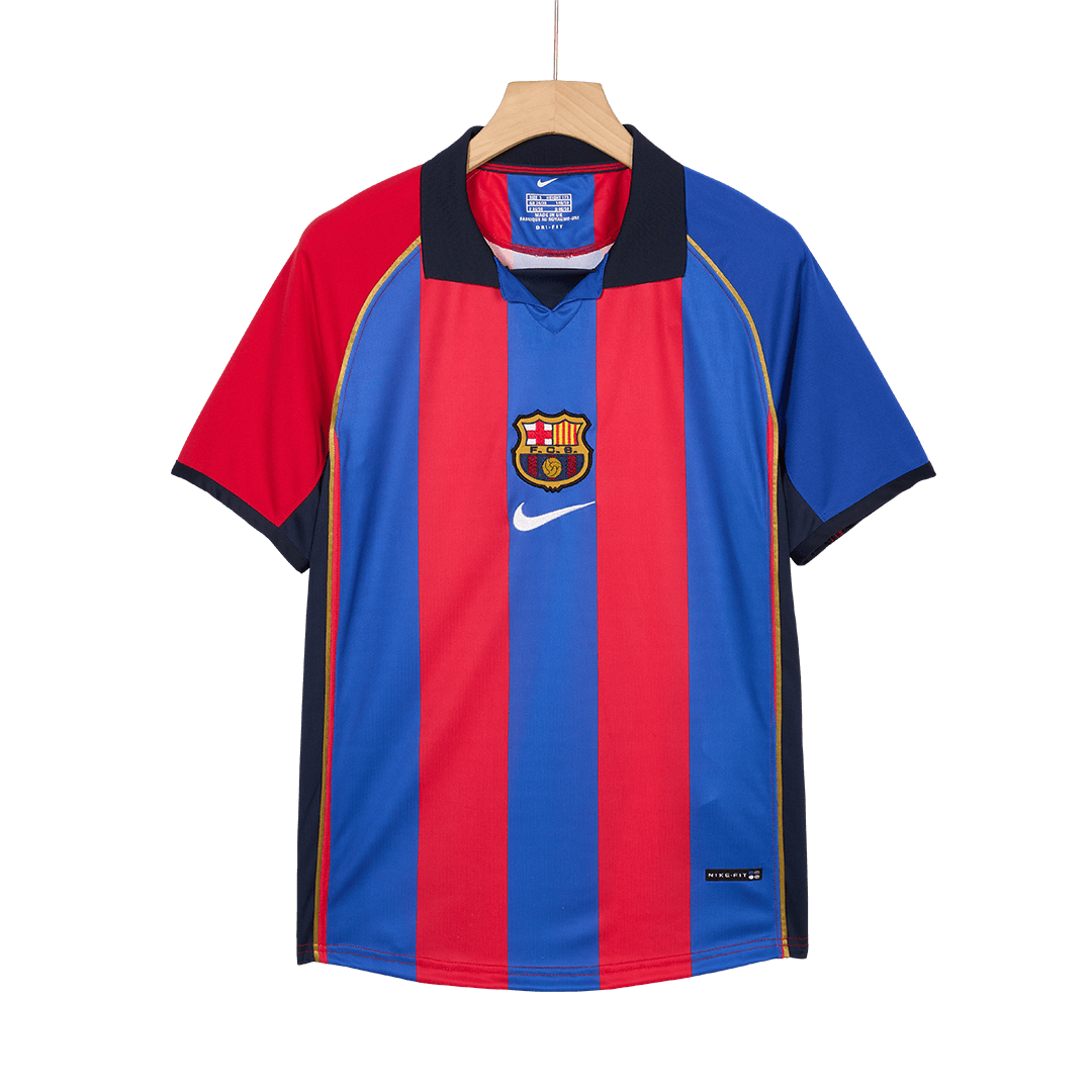 Domácí Retro Dres Barcelona 2001/02 XAVI #6