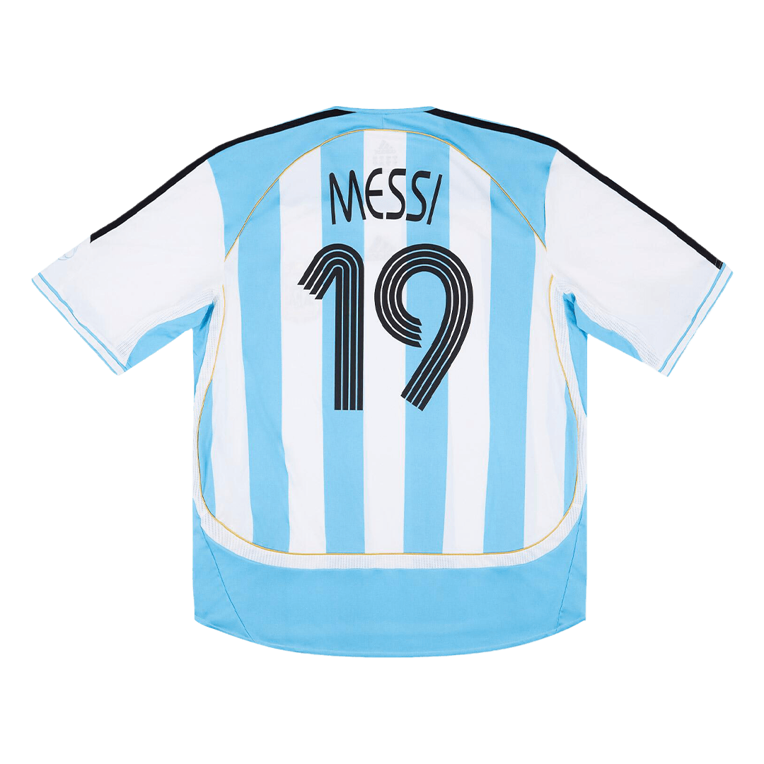 Domácí Retro Dres Argentina 2006 MESSI #19