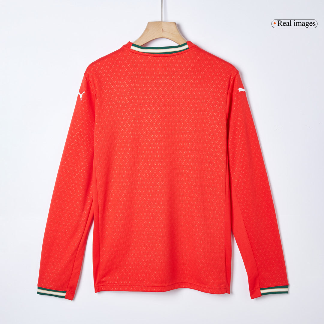 Domácí Fotbalový Dres Portugal Long Sleeve