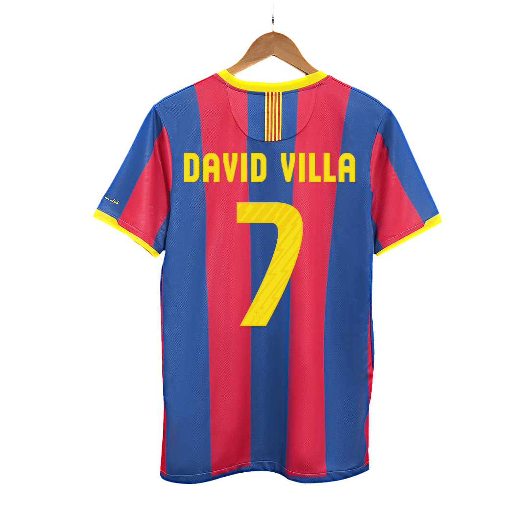 Domácí Retro Dres Barcelona 2010/11 DAVID VILLA #7