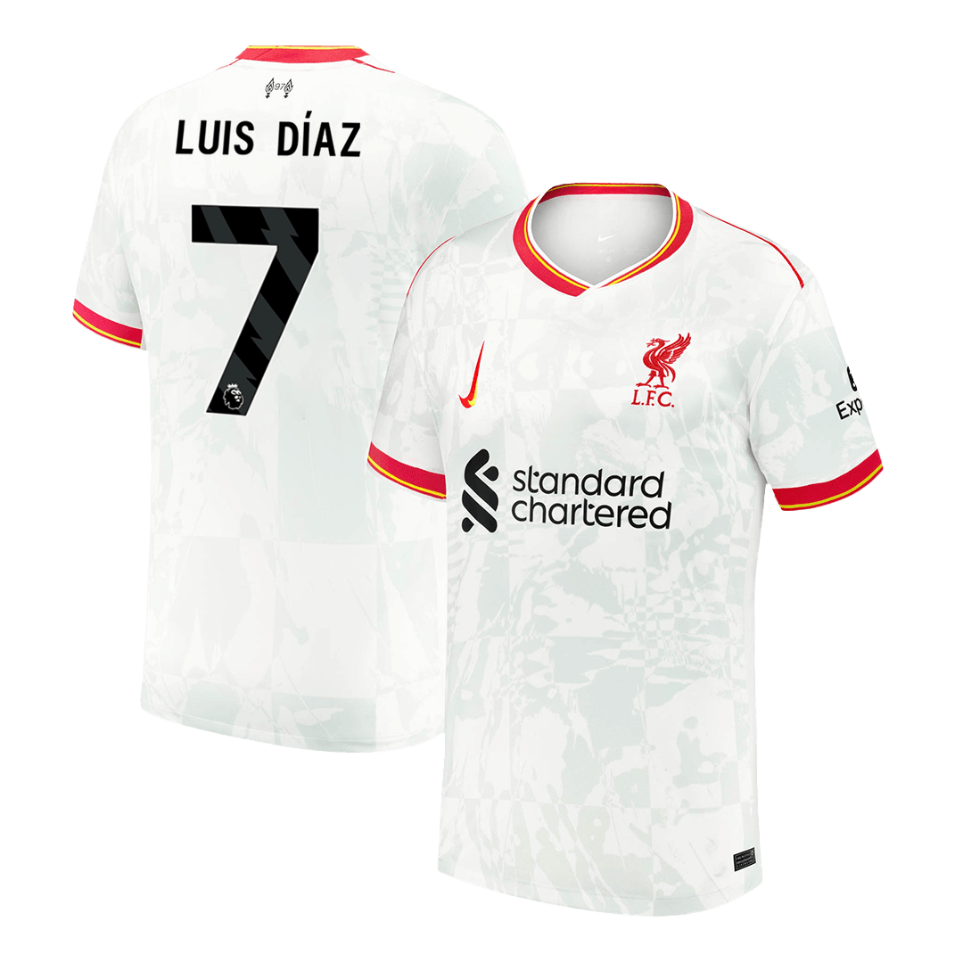 Třetí Fotbalový Dres Liverpool LUIS DÍAZ #7