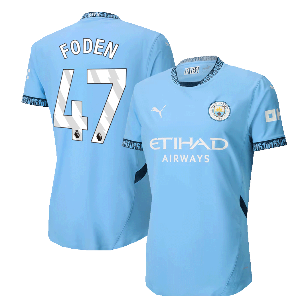 Domácí Fotbalový Dres Manchester City 24/25 Authentic FODEN #47