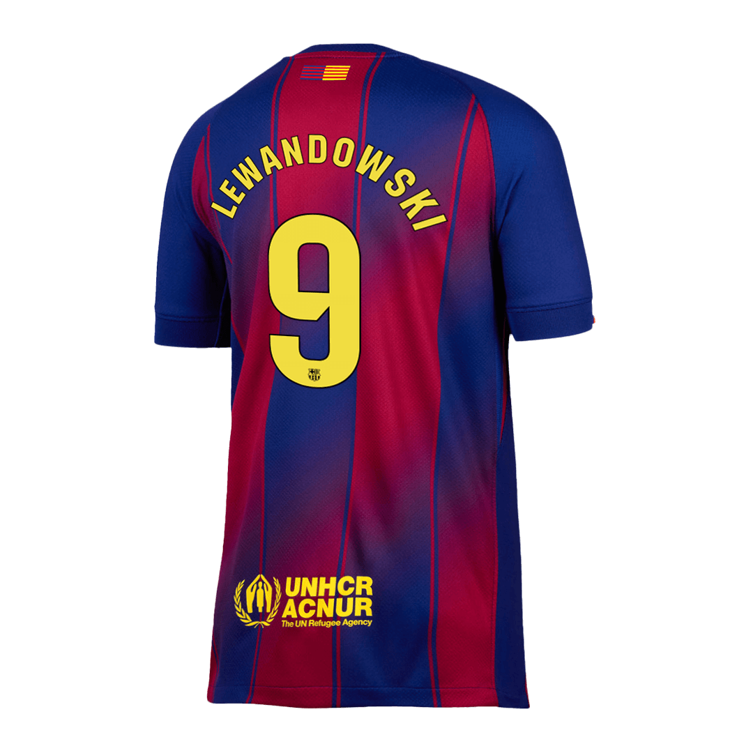 Domácí Fotbalový Dres Barcelona 25/26 LEWANDOWSKI #9