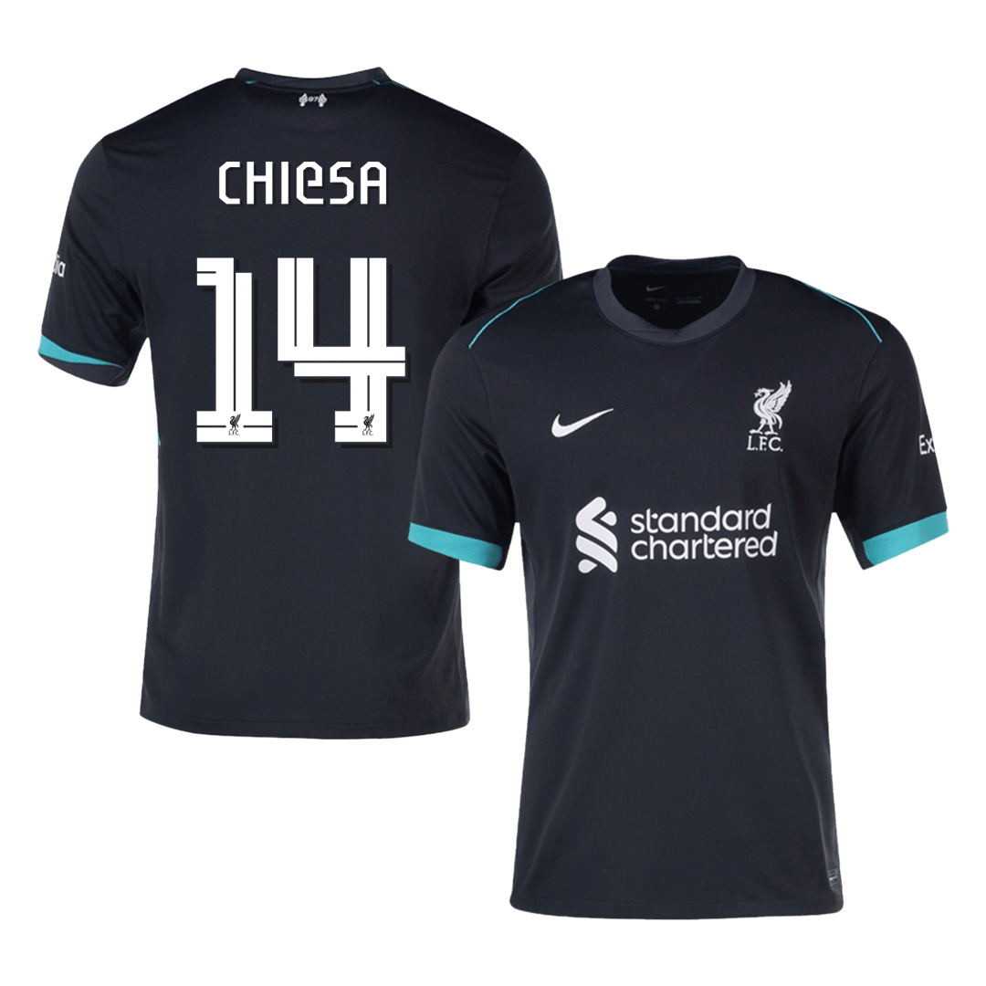 Venkovní Fotbalový Dres Liverpool 24/25 CHIESA #14 UCL
