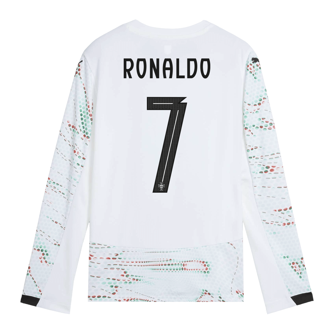 Venkovní Fotbalový Dres Portugal Long Sleeve RONALDO #7