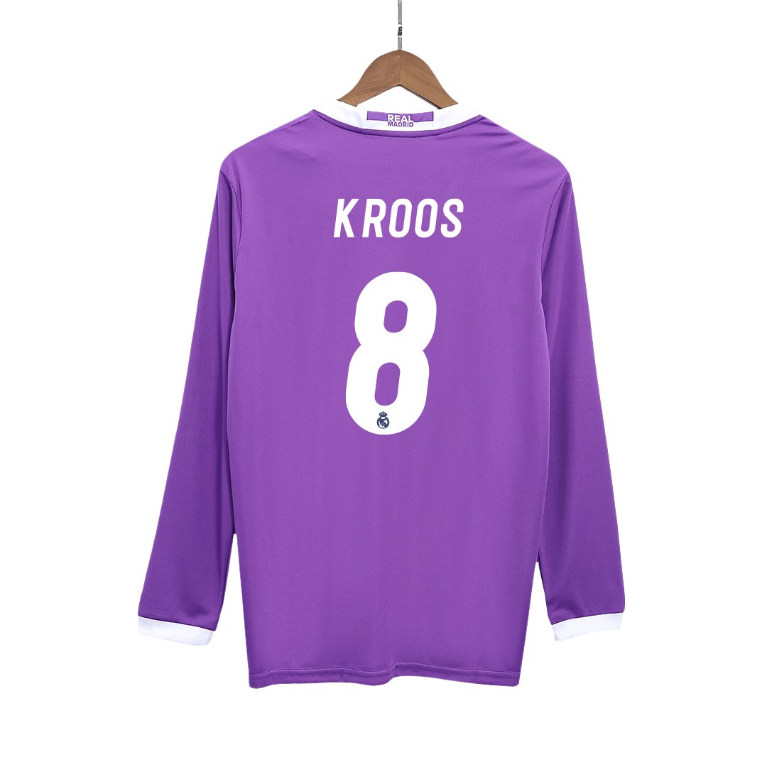 Venkovní Retro Dres Real Madrid 2016/17 Retro Long Sleeve KROOS #8