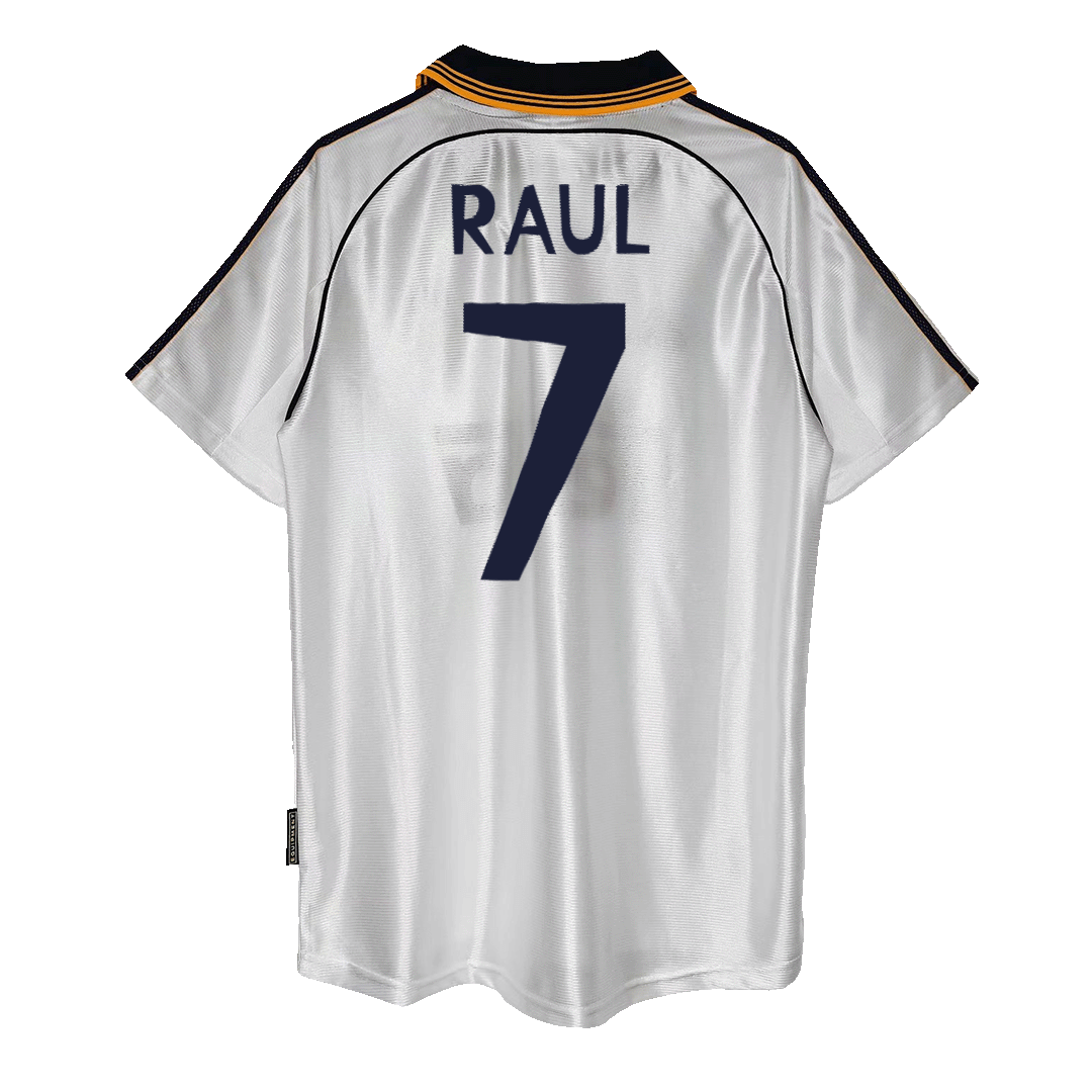 Domácí Retro Dres Real Madrid 1998/00 Retro RAUL #7