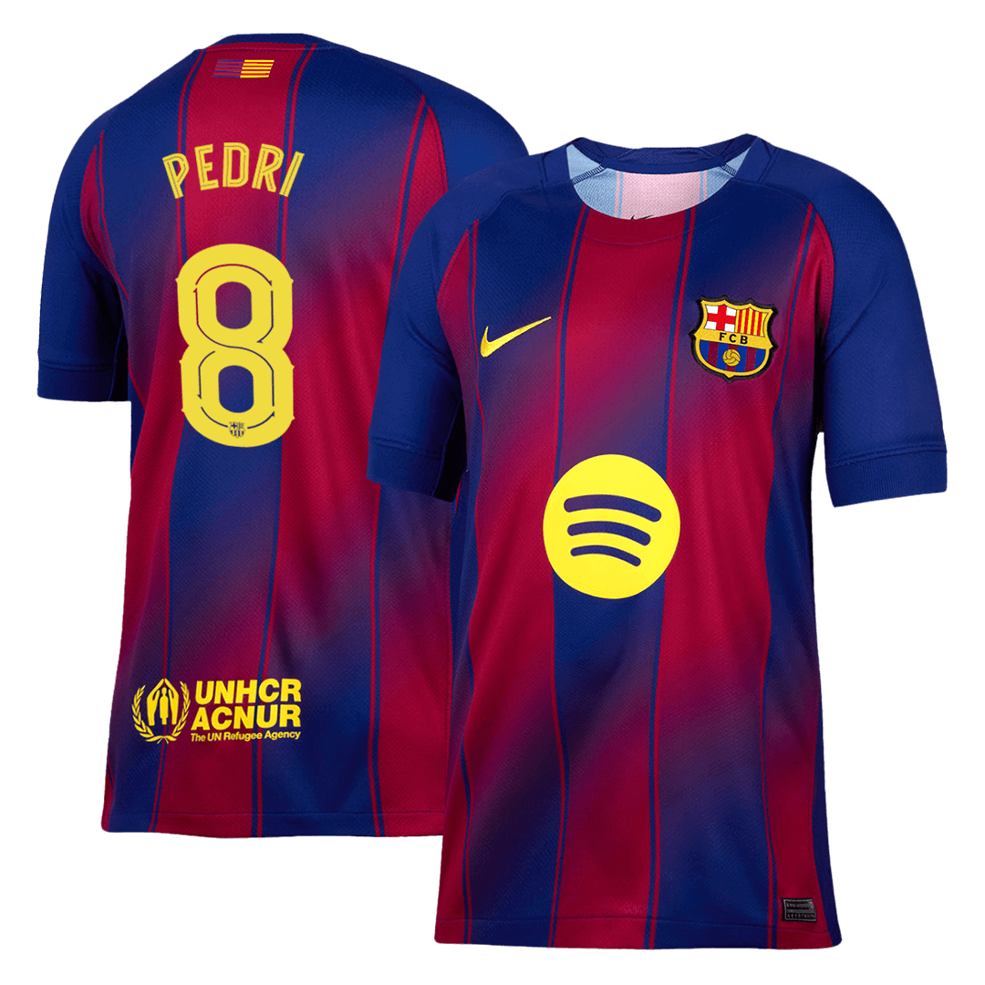 Domácí Fotbalový Dres Barcelona 25/26 PEDRI #8 UCL