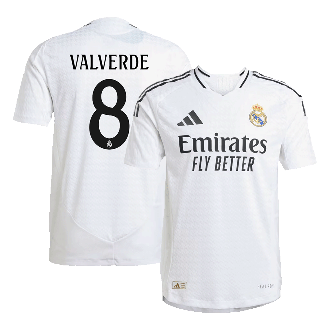 Domácí Fotbalový Dres Real Madrid 24/25 Authentic VALVERDE #8