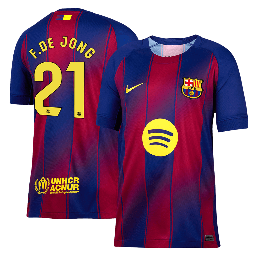 Domácí Fotbalový Dres Barcelona 25/26 F.DE JONG #21