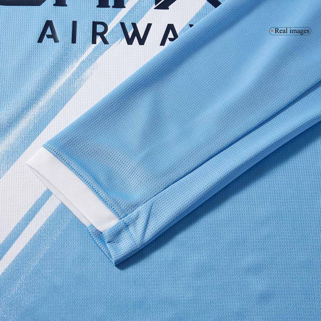 Domácí Fotbalový Dres Manchester City 25/26 Long Sleeve
