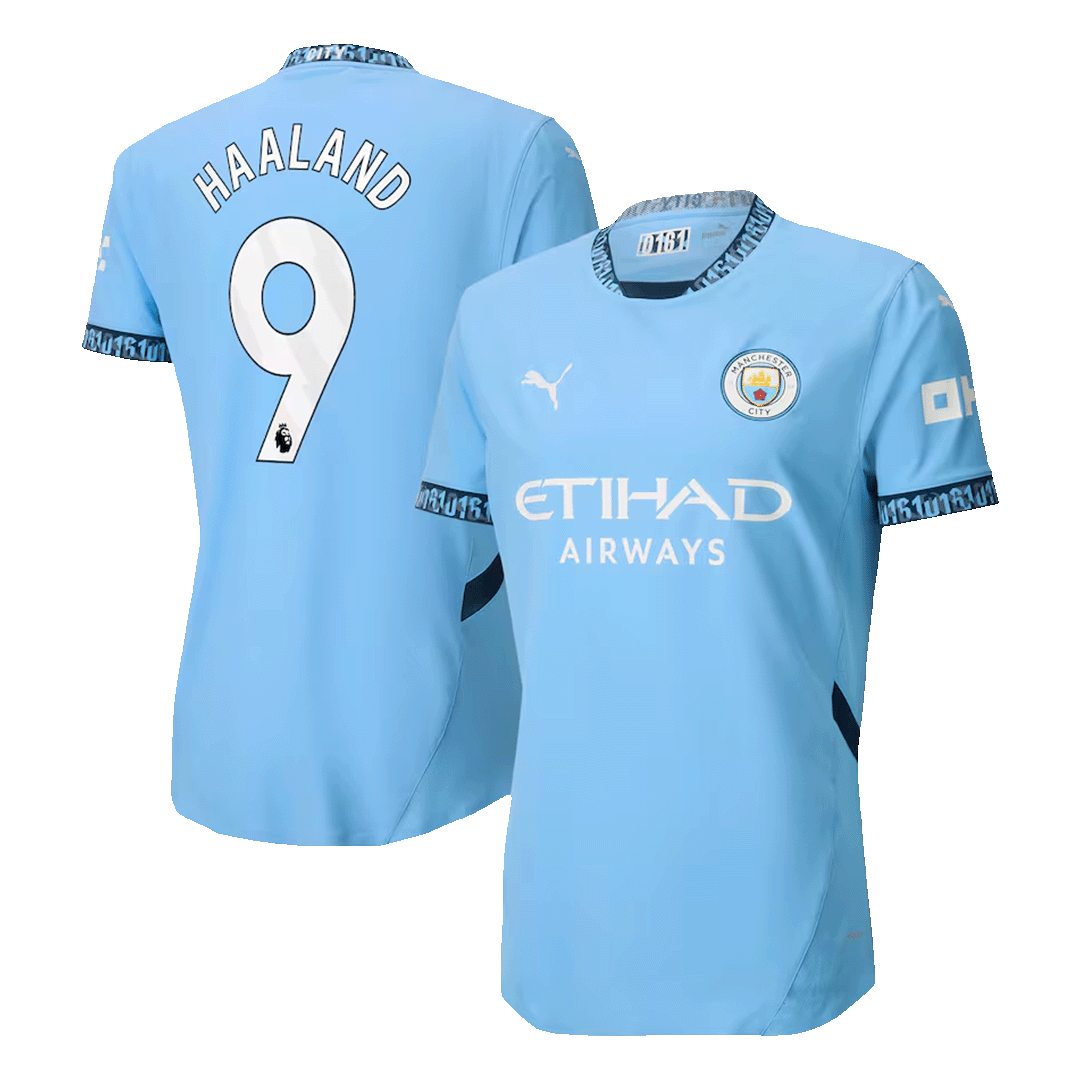 Domácí Fotbalový Dres Manchester City 24/25 Authentic HAALAND #9