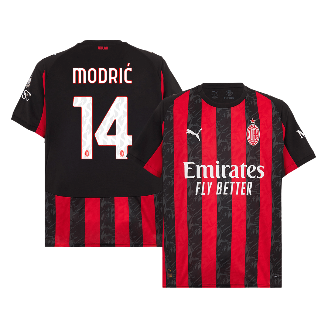 Domácí Fotbalový Dres AC Milán 25/26 MODRIĆ #14