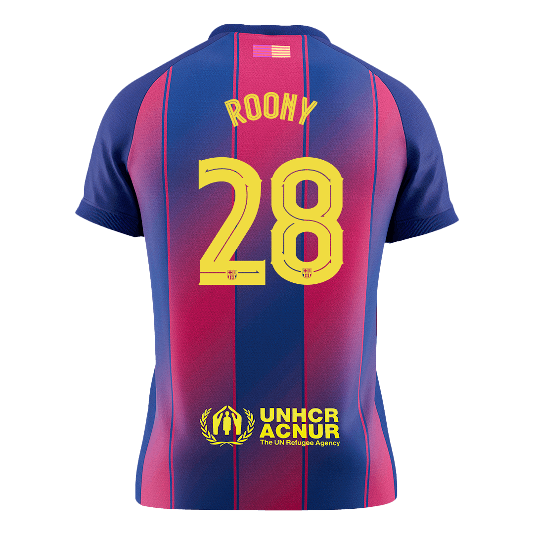 Barcelona domácí fotbalový dres 2025/26 ROONY #28 UCL