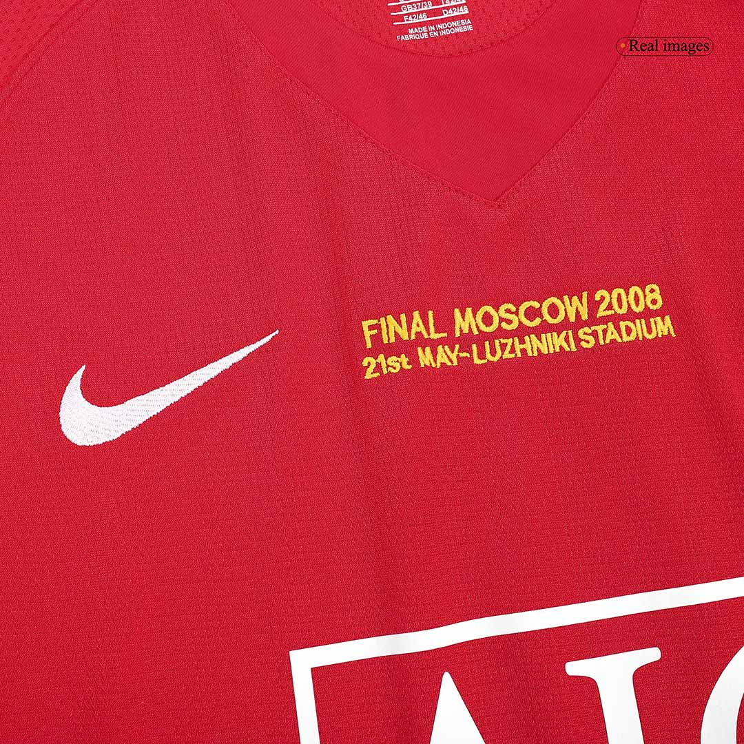 Domácí Retro Dres Manchester United 2007/08 SCHOLES #18 - UCL Final