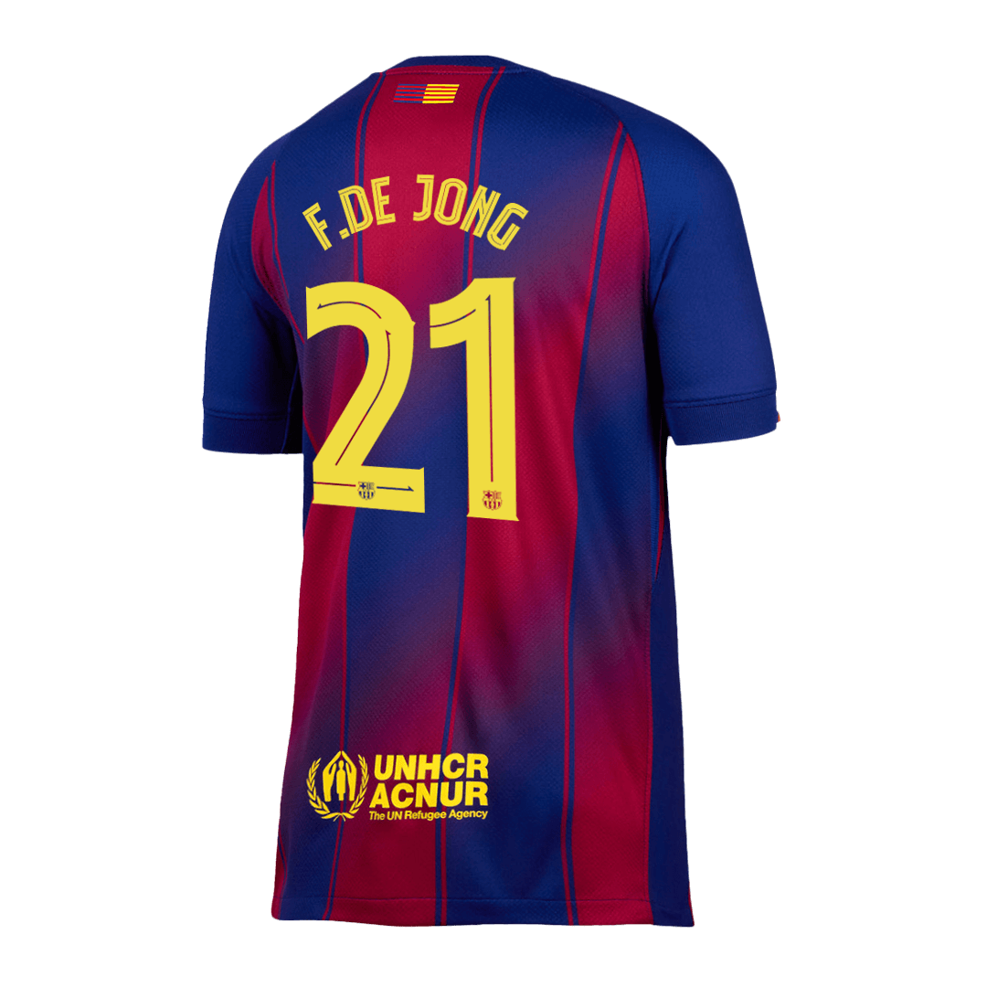 Domácí Fotbalový Dres Barcelona 25/26 F.DE JONG #21 UCL