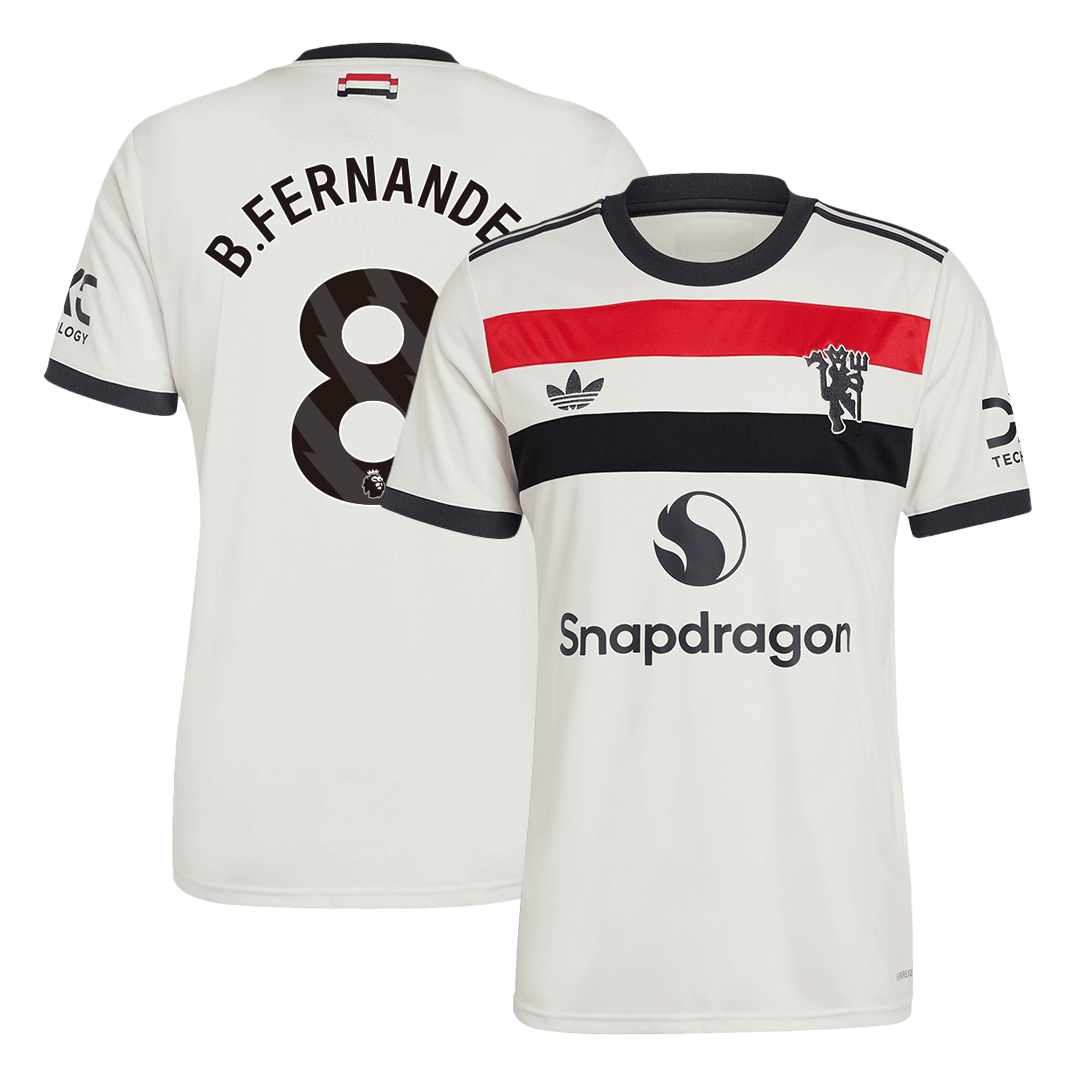 Třetí Fotbalový Dres Manchester United 24/25 B.FERNANDES #8