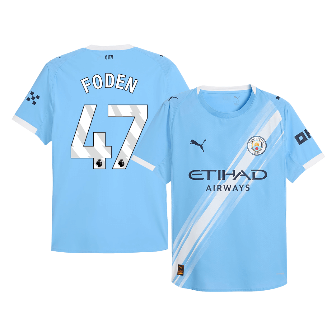 Domácí Fotbalový Dres Manchester City 25/26 Authentic FODEN #47