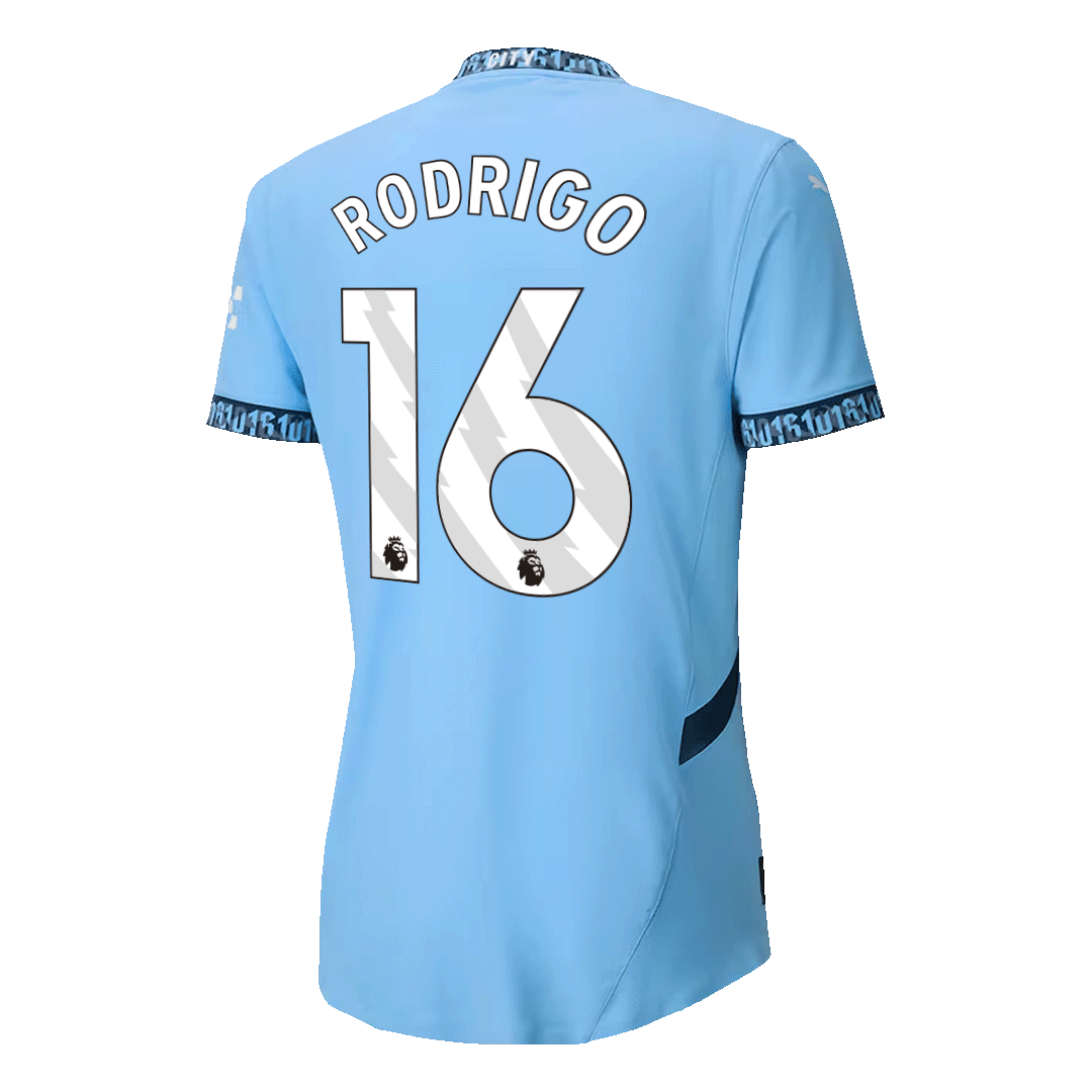 Domácí Fotbalový Dres Manchester City 24/25 Authentic RODRIGO #16