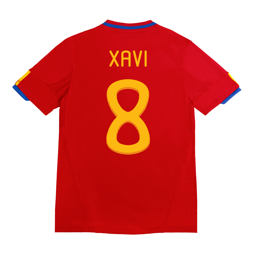 Domácí Retro Dres Spain 2010 XAVI #8