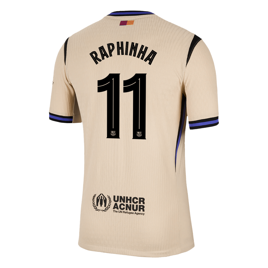 Venkovní Fotbalový Dres Barcelona 25/26 Authentic RAPHINHA #11 UCL