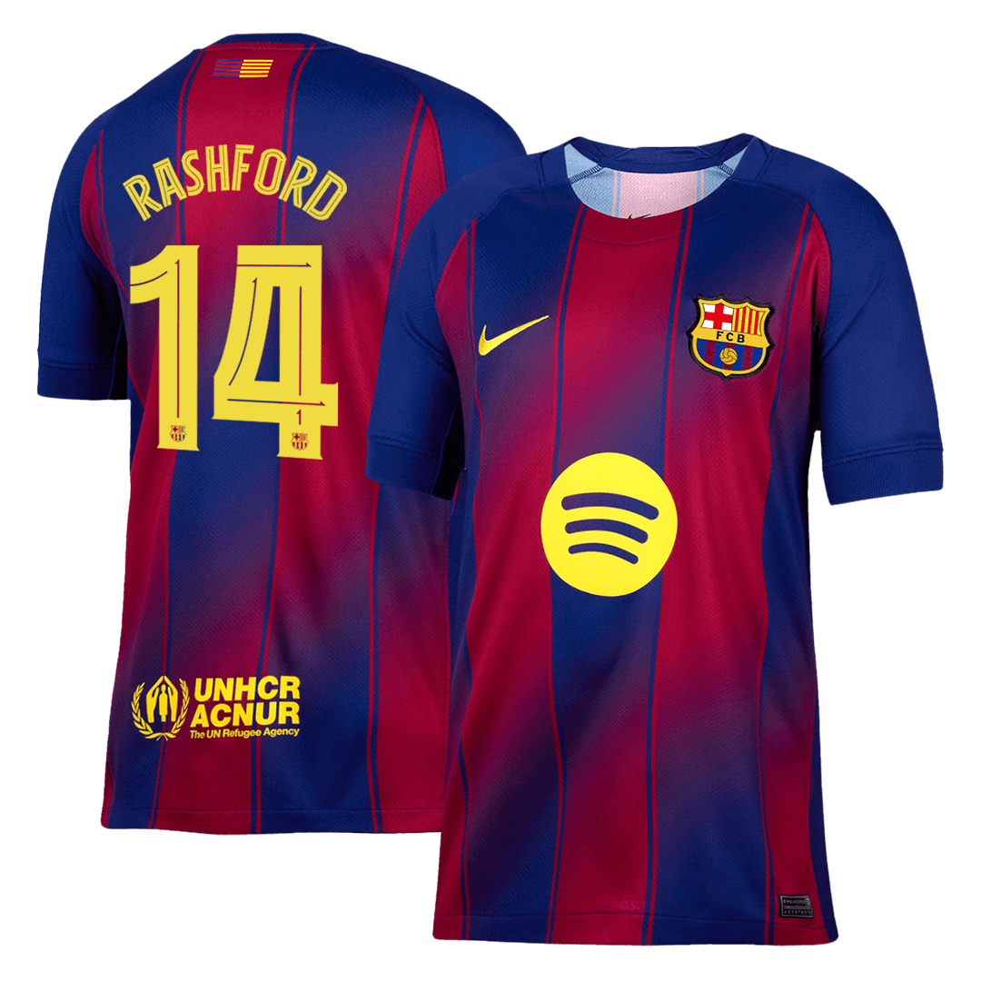 Domácí Fotbalový Dres Barcelona 25/26 RASHFORD #14 UCL