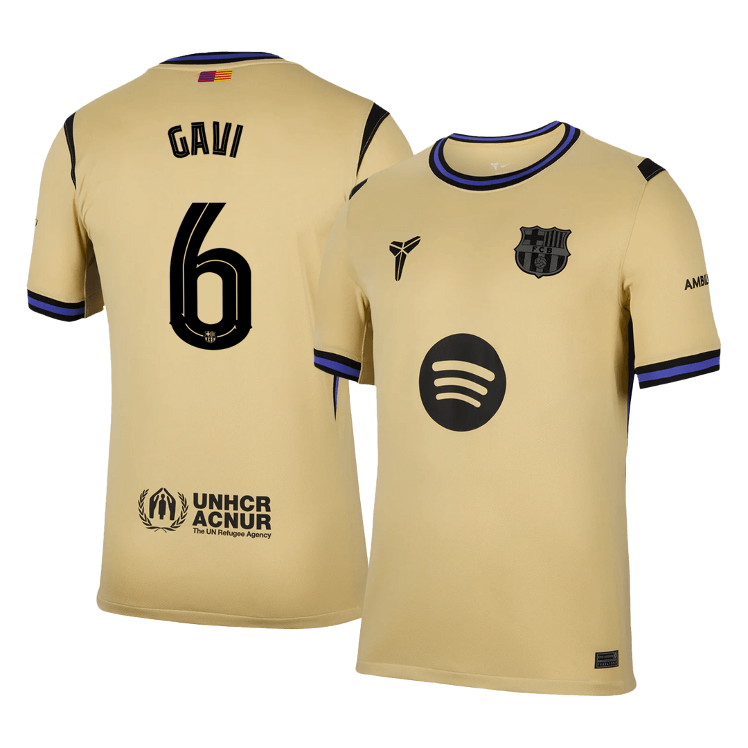 Venkovní Fotbalový Dres Barcelona 25/26 GAVI #6 UCL